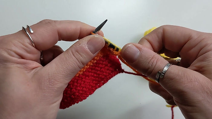 Changing Colour in Knitting